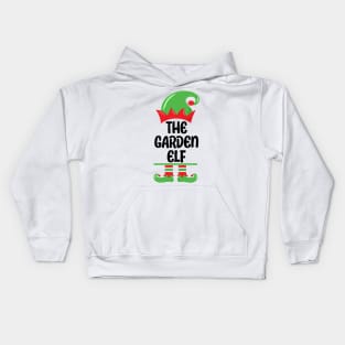 Funny Elf Costume The Garden Elf Kids Hoodie